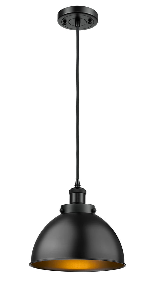 Innovations - 916-1P-BK-MFD-10-BK-LED - LED Mini Pendant - Ballston Urban - Matte Black