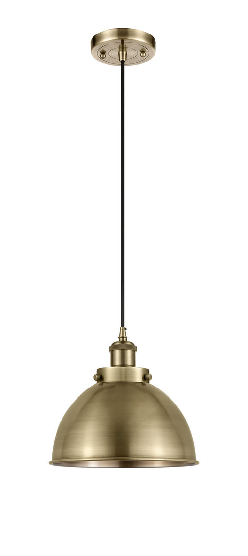 Innovations - 916-1P-AB-MFD-10-AB - One Light Mini Pendant - Ballston Urban - Antique Brass