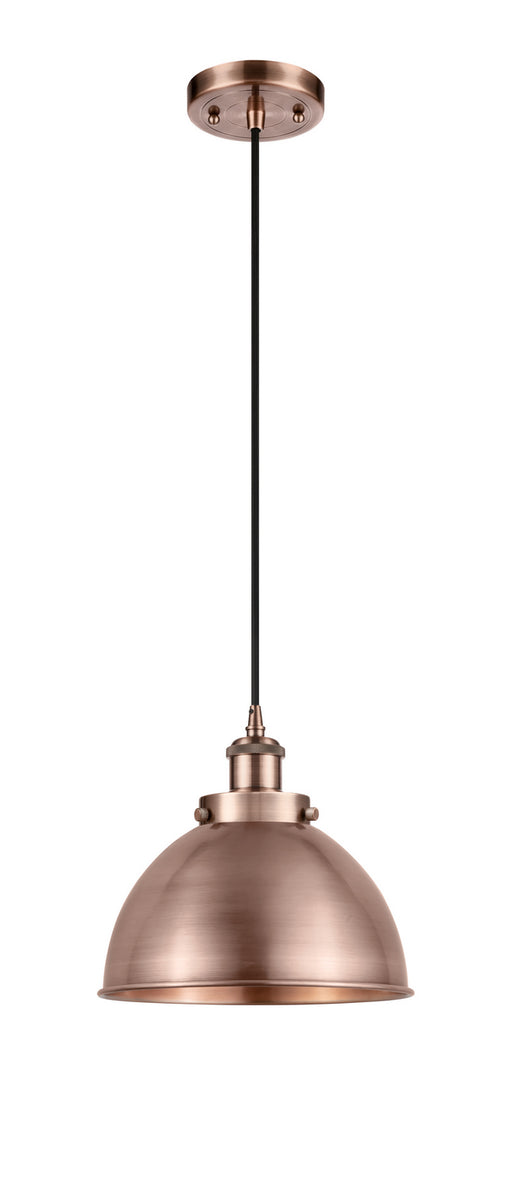 Innovations - 916-1P-AC-MFD-10-AC-LED - LED Mini Pendant - Ballston Urban - Antique Copper