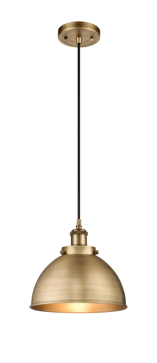 Innovations - 916-1P-BB-MFD-10-BB-LED - LED Mini Pendant - Ballston Urban - Brushed Brass