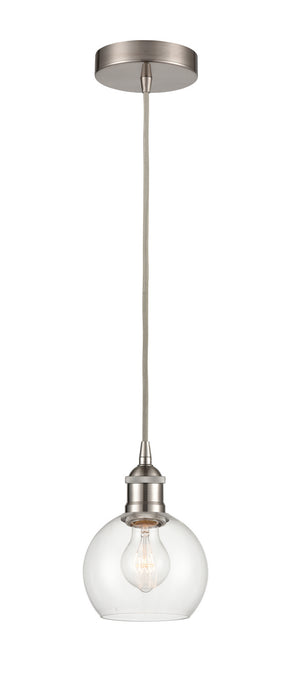 Innovations - 616-1P-SN-G122-6-LED - LED Mini Pendant - Edison - Brushed Satin Nickel