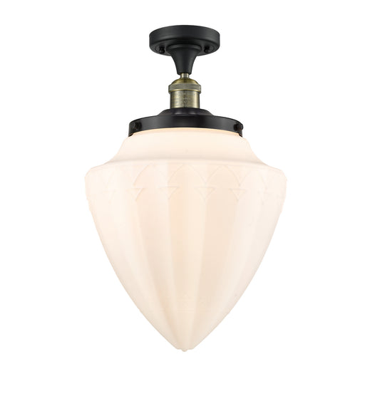 Innovations - 517-1CH-BAB-G661-12 - One Light Semi-Flush Mount - Franklin Restoration - Black Antique Brass