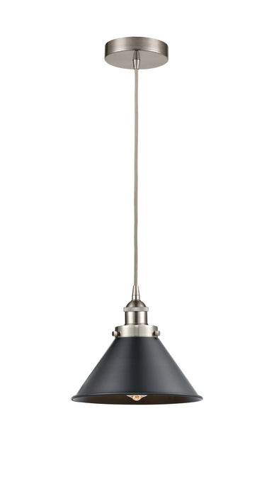 Innovations - 616-1PH-SN-M10-BK - One Light Mini Pendant - Edison - Brushed Satin Nickel