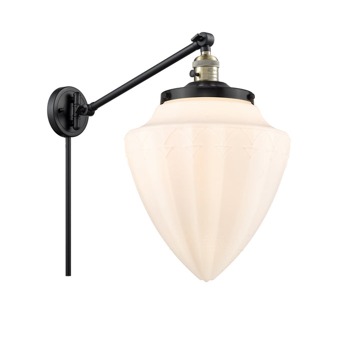 Innovations - 237-BAB-G661-12-LED - LED Swing Arm Lamp - Franklin Restoration - Black Antique Brass