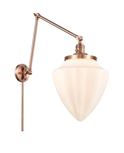 Franklin Restoration LED Swing Arm Lamp Antique Copper