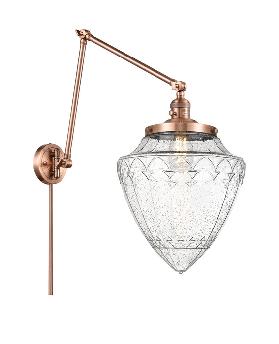 Innovations - 238-AC-G664-12 - One Light Swing Arm Lamp - Franklin Restoration - Antique Copper