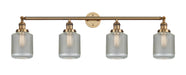 Innovations - 215-BB-G262 - Four Light Bath Vanity - Franklin Restoration - Brushed Brass