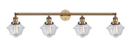 Innovations - 215-BB-G532 - Four Light Bath Vanity - Franklin Restoration - Brushed Brass