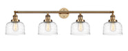 Innovations - 215-BB-G713 - Four Light Bath Vanity - Franklin Restoration - Brushed Brass