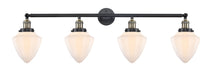 Innovations - 215-BAB-G661-7 - Four Light Bath Vanity - Franklin Restoration - Black Antique Brass