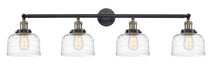 Innovations - 215-BAB-G713 - Four Light Bath Vanity - Franklin Restoration - Black Antique Brass