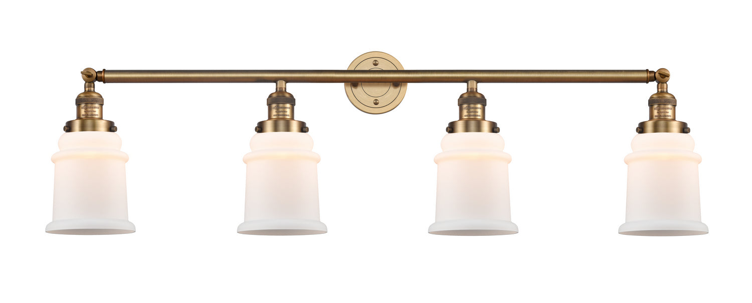 Innovations - 215-BB-G181 - Four Light Bath Vanity - Franklin Restoration - Brushed Brass
