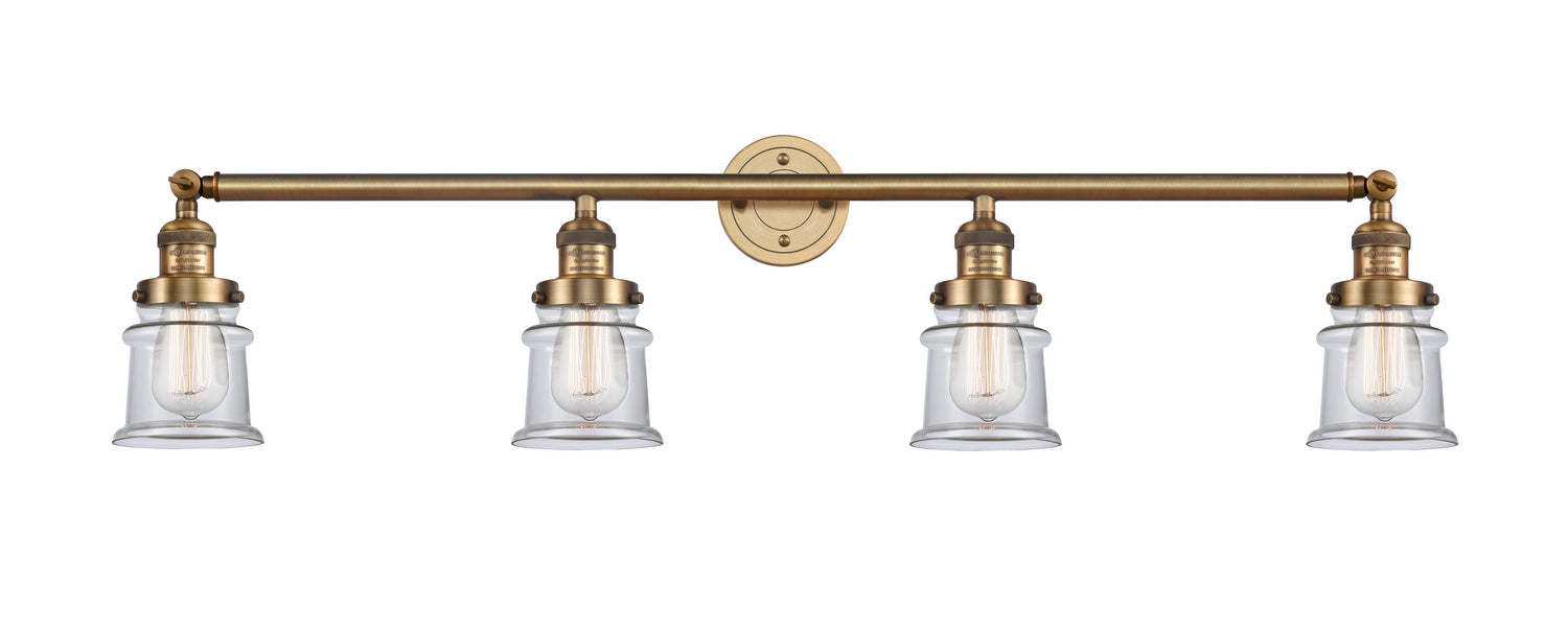 Innovations - 215-BB-G182S - Four Light Bath Vanity - Franklin Restoration - Brushed Brass