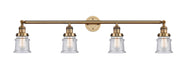 Innovations - 215-BB-G184S - Four Light Bath Vanity - Franklin Restoration - Brushed Brass