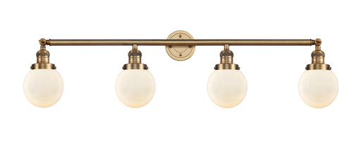 Innovations - 215-BB-G201-6 - Four Light Bath Vanity - Franklin Restoration - Brushed Brass