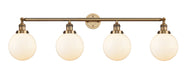 Innovations - 215-BB-G201-8 - Four Light Bath Vanity - Franklin Restoration - Brushed Brass