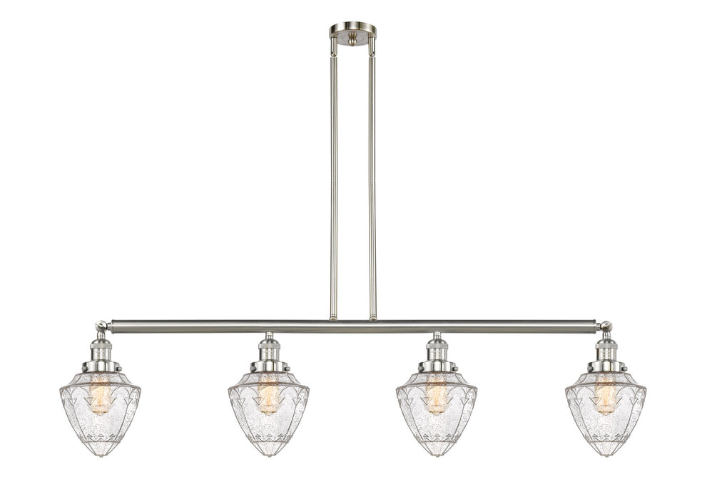 Innovations - 214-SN-G664-7-LED - LED Island Pendant - Franklin Restoration - Brushed Satin Nickel