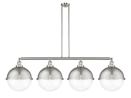 Innovations - 214-SN-HFS-122-SN - Four Light Island Pendant - Franklin Restoration - Brushed Satin Nickel