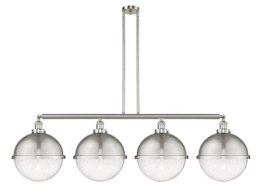 Innovations - 214-SN-HFS-124-SN - Four Light Island Pendant - Franklin Restoration - Brushed Satin Nickel