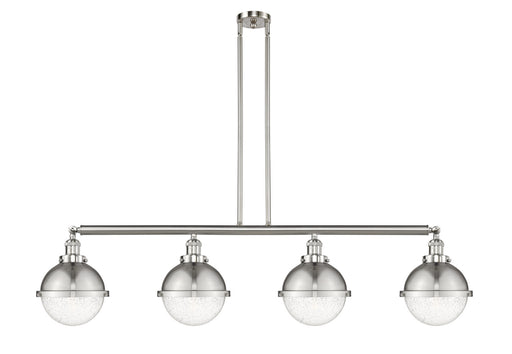 Innovations - 214-SN-HFS-84-SN - Four Light Island Pendant - Franklin Restoration - Brushed Satin Nickel