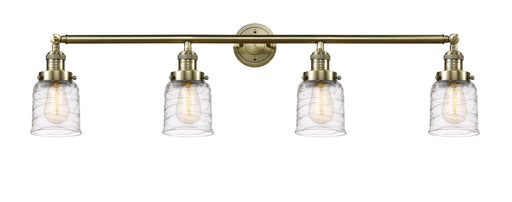 Innovations - 215-AB-G513 - Four Light Bath Vanity - Franklin Restoration - Antique Brass