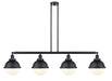 Innovations - 214-BK-HFS-81-BK-LED - LED Island Pendant - Franklin Restoration - Matte Black