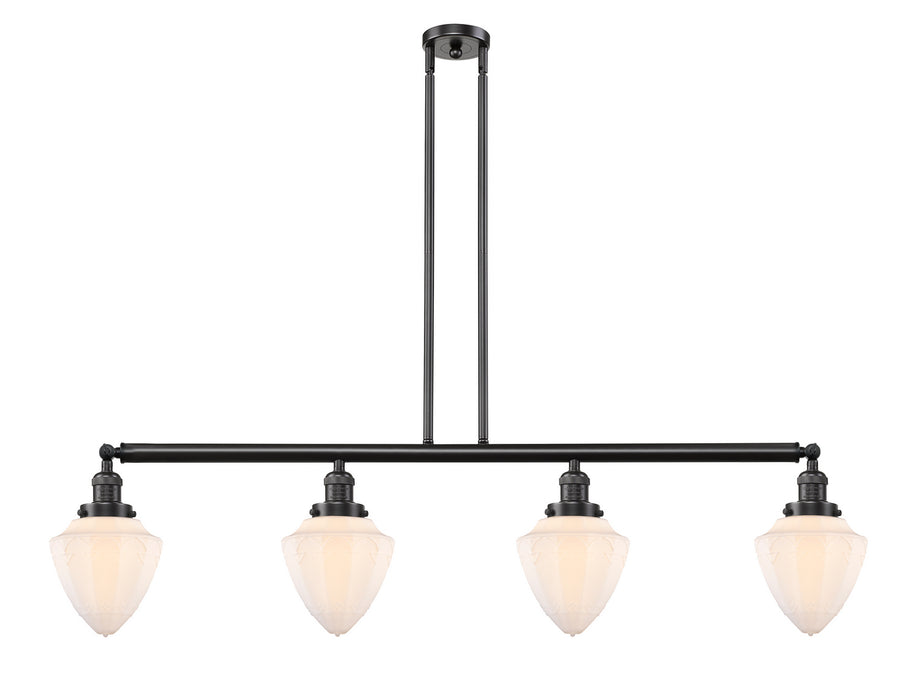 Innovations - 214-OB-G661-7 - Four Light Island Pendant - Franklin Restoration - Oil Rubbed Bronze