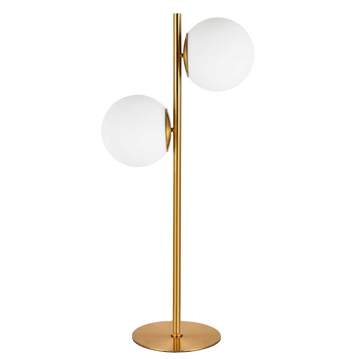Dainolite Ltd - FOL-222T-AGB - Two Light Table Lamp - Folgar - Aged Brass