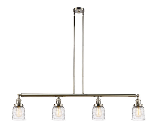 Innovations - 214-PN-G513 - Four Light Island Pendant - Franklin Restoration - Polished Nickel