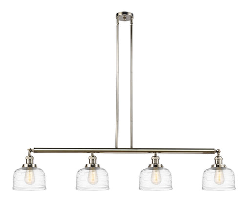 Innovations - 214-PN-G713 - Four Light Island Pendant - Franklin Restoration - Polished Nickel