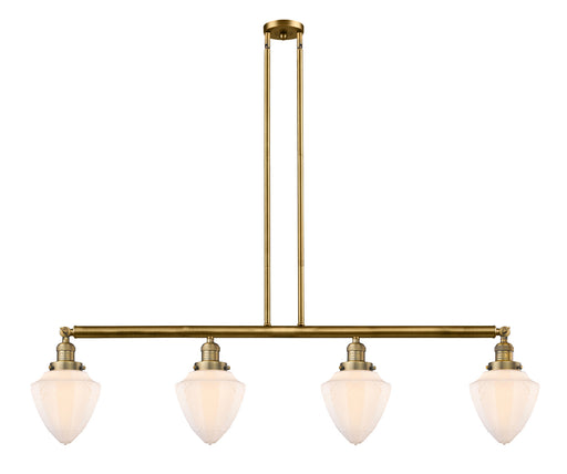 Innovations - 214-BB-G661-7-LED - LED Island Pendant - Franklin Restoration - Brushed Brass