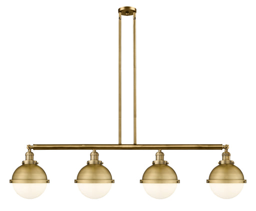 Innovations - 214-BB-HFS-81-BB - Four Light Island Pendant - Franklin Restoration - Brushed Brass