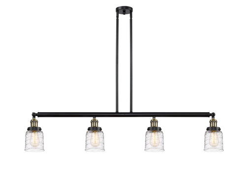 Innovations - 214-BAB-G513 - Four Light Island Pendant - Franklin Restoration - Black Antique Brass