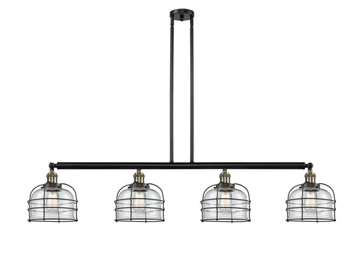 Innovations - 214-BAB-G72-CE - Four Light Island Pendant - Franklin Restoration - Black Antique Brass