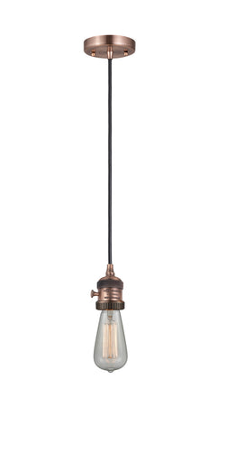 Franklin Restoration LED Mini Pendant Antique Copper