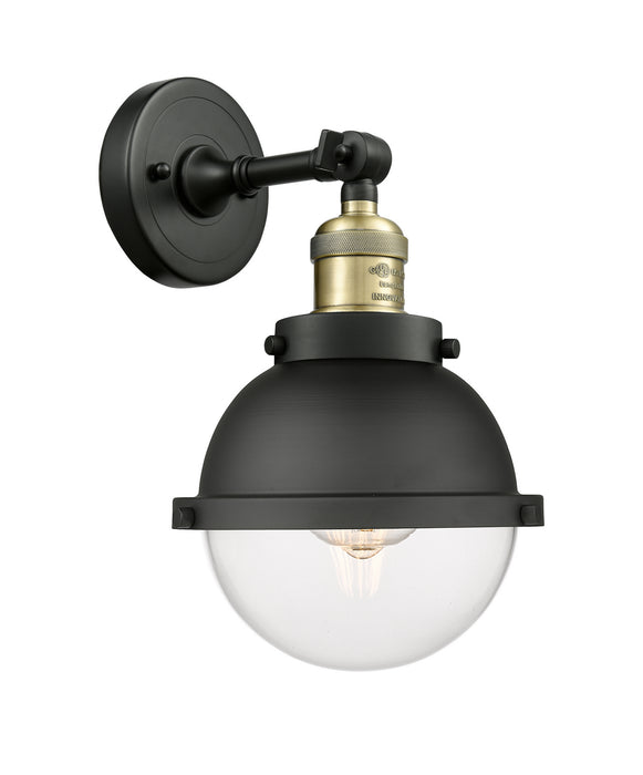 Innovations - 203-BAB-HFS-62-BK - One Light Wall Sconce - Franklin Restoration - Black Antique Brass