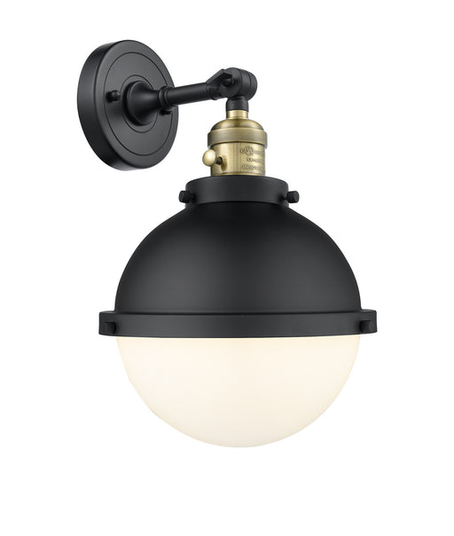 Innovations - 203SW-BAB-HFS-81-BK - One Light Wall Sconce - Franklin Restoration - Black Antique Brass