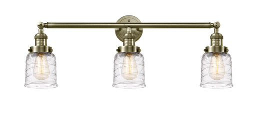 Innovations - 205-AB-G513 - Three Light Bath Vanity - Franklin Restoration - Antique Brass