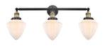 Innovations - 205-BAB-G661-7 - Three Light Bath Vanity - Franklin Restoration - Black Antique Brass