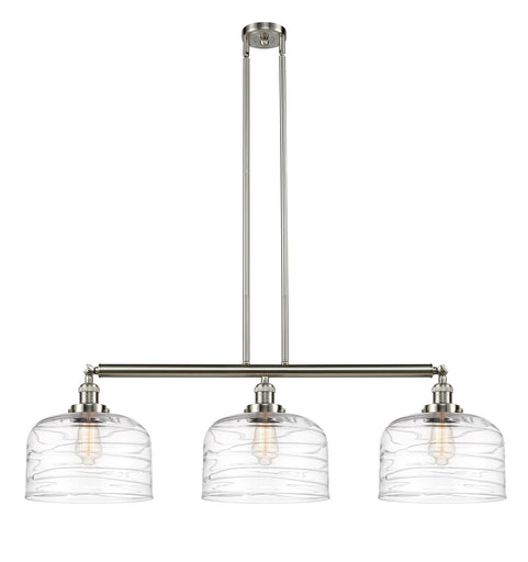 Franklin Restoration LED Island Pendant Brushed Satin Nickel
