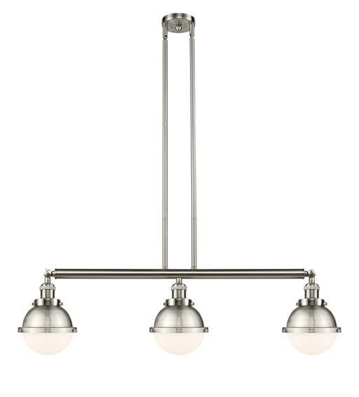 Innovations - 213-SN-HFS-61-SN - Three Light Island Pendant - Franklin Restoration - Brushed Satin Nickel