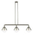 Innovations - 213-SN-HFS-62-SN - Three Light Island Pendant - Franklin Restoration - Brushed Satin Nickel