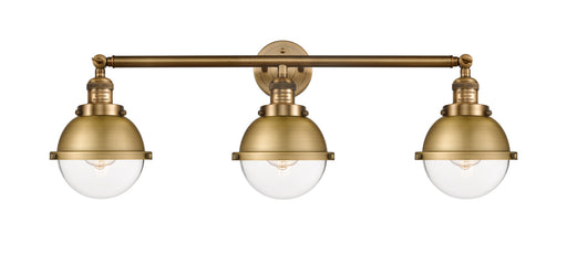 Innovations - 205-BB-HFS-62-BB - Three Light Bath Vanity - Franklin Restoration - Brushed Brass