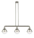 Innovations - 213-SN-HFS-64-SN - Three Light Island Pendant - Franklin Restoration - Brushed Satin Nickel