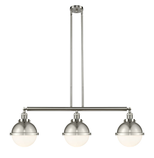 Innovations - 213-SN-HFS-81-SN - Three Light Island Pendant - Franklin Restoration - Brushed Satin Nickel