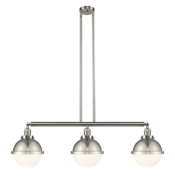 Innovations - 213-SN-HFS-81-SN - Three Light Island Pendant - Franklin Restoration - Brushed Satin Nickel