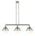 Innovations - 213-SN-HFS-81-SN - Three Light Island Pendant - Franklin Restoration - Brushed Satin Nickel