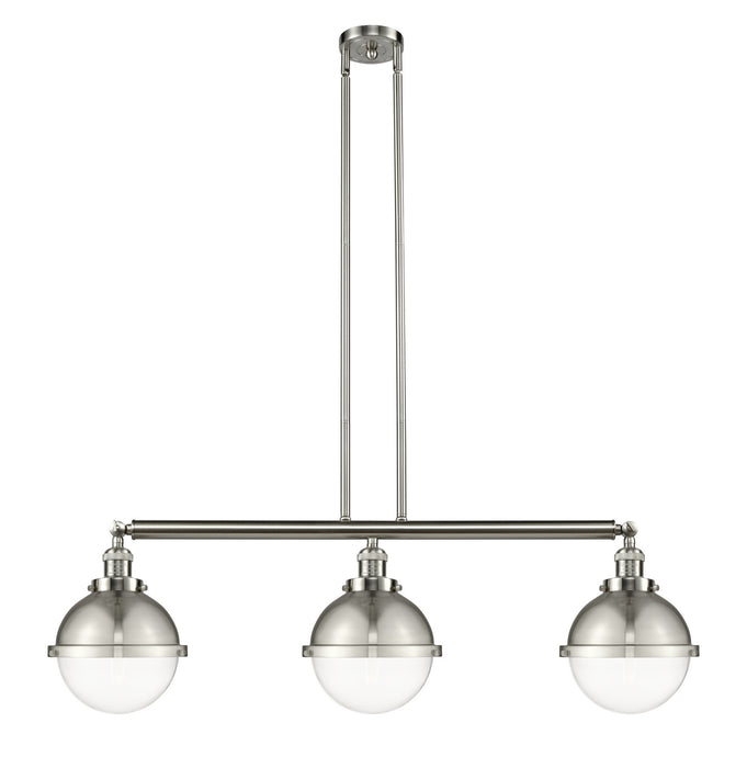 Innovations - 213-SN-HFS-82-SN - Three Light Island Pendant - Franklin Restoration - Brushed Satin Nickel