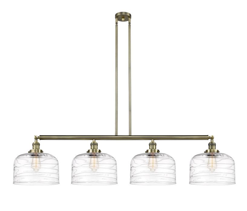 Innovations - 214-AB-G713-L-LED - LED Island Pendant - Franklin Restoration - Antique Brass