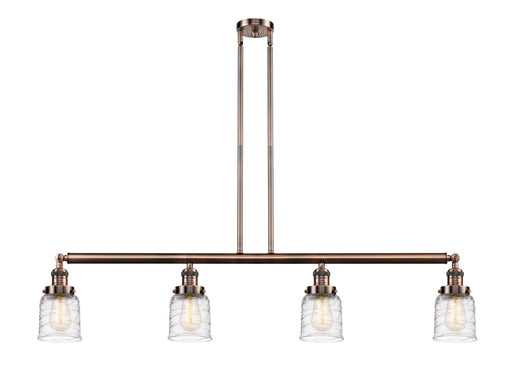 Innovations - 214-AC-G513 - Four Light Island Pendant - Franklin Restoration - Antique Copper